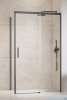 Radaway Idea Kdj Brushed GunMetal kabina 110x70cm prawa szczotkowany grafit 387041-92-01R/387048-92-01L